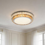 Flush Mount Ceiling Light Modern Luxury Minimalist Crystal LED Lamp