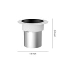 2 PCS Flush Mount Spotlight Deep Baffle Design Full-Spectrum Light