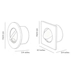 Flush Mount Wall Light Modern Adjustable Bedside Reading Lamp