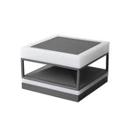 Pillar Top Lights Modern Outdoor Waterproof Square Light