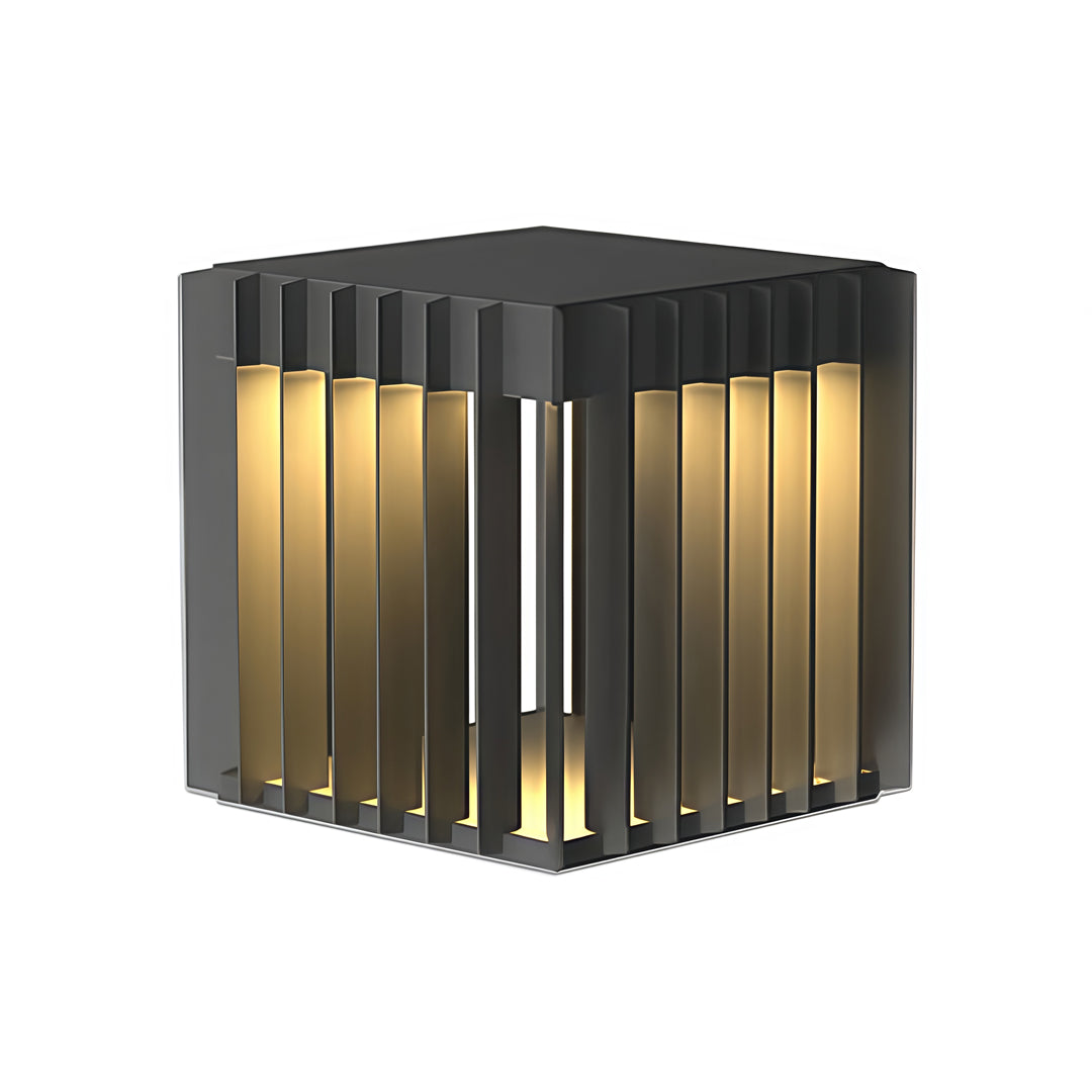 Front Pillar Lights Outdoor Waterproof Hollow Light