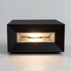 Square Pillar Lights Modern Creative Cube LED Solar Fence Post Light