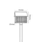 Garden Solar Path Lights Outdoor Mosquito Lawn Landscape Light