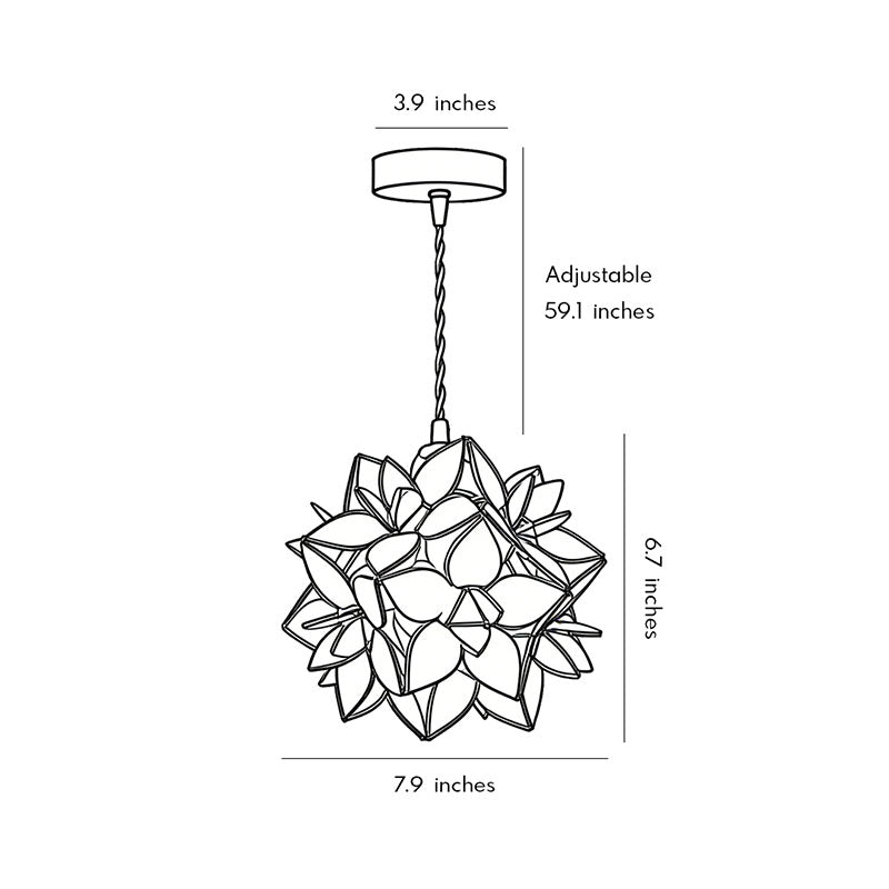 Gardenia Pendant Light Modern Elegant LED Ceiling Light