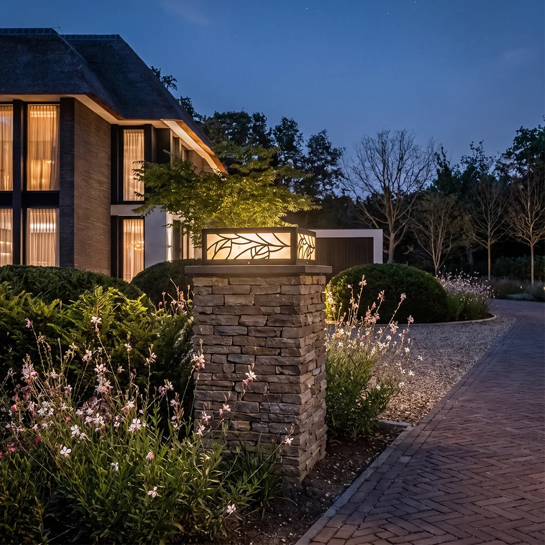 Gate Pillar Lights Modern Square LED Outdoor Light