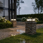 Gate Pillar Lights Modern Square LED Outdoor Light
