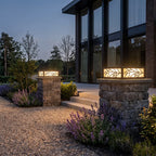 Gate Pillar Lights Modern Square LED Outdoor Light