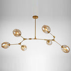 Nordic Branches Bubble Sputnik Chandelier - 5 to 11 Lights, Gold Finish