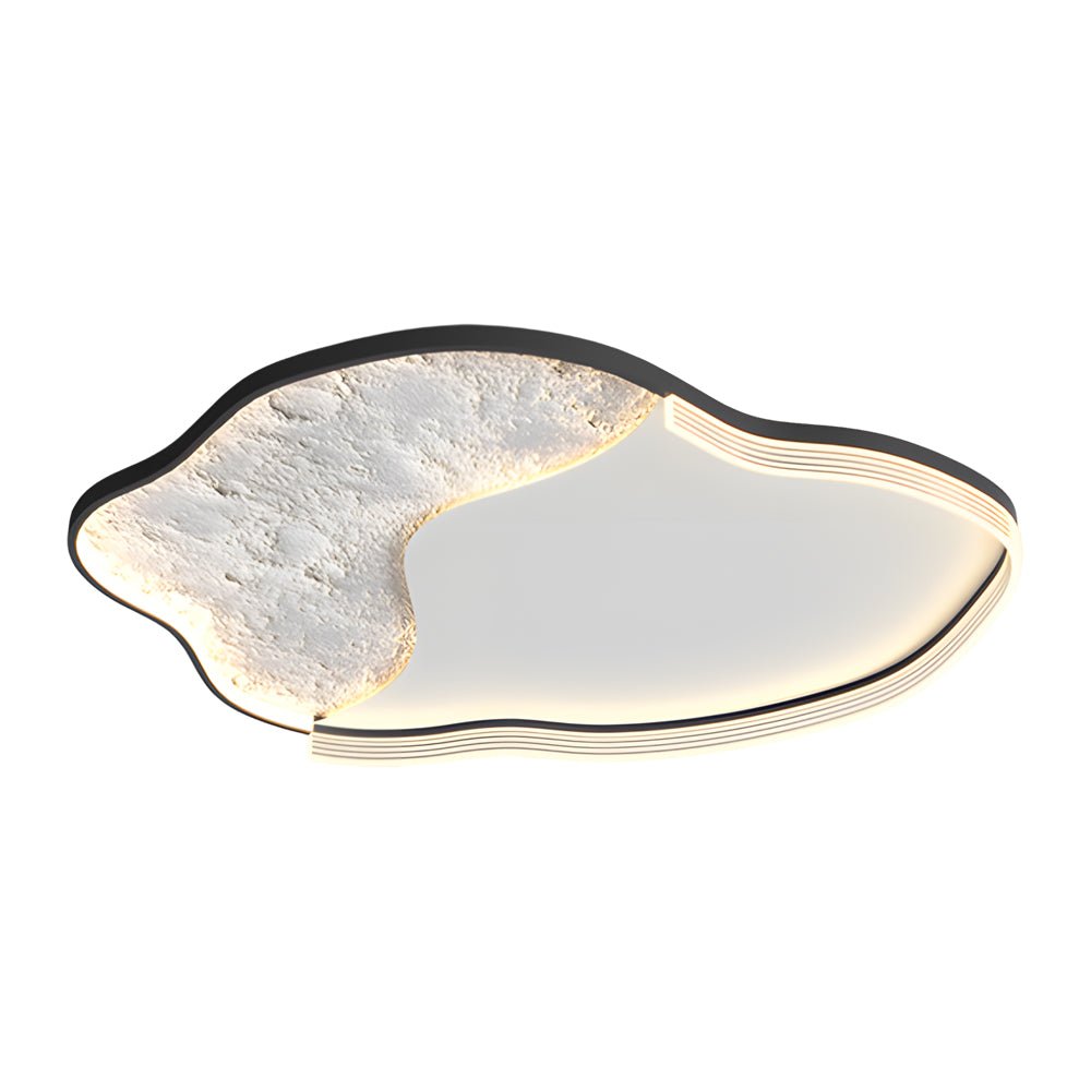 Geometric Simple Lunar Texture 3 Step Dimming LED Modern Ceiling Lamp