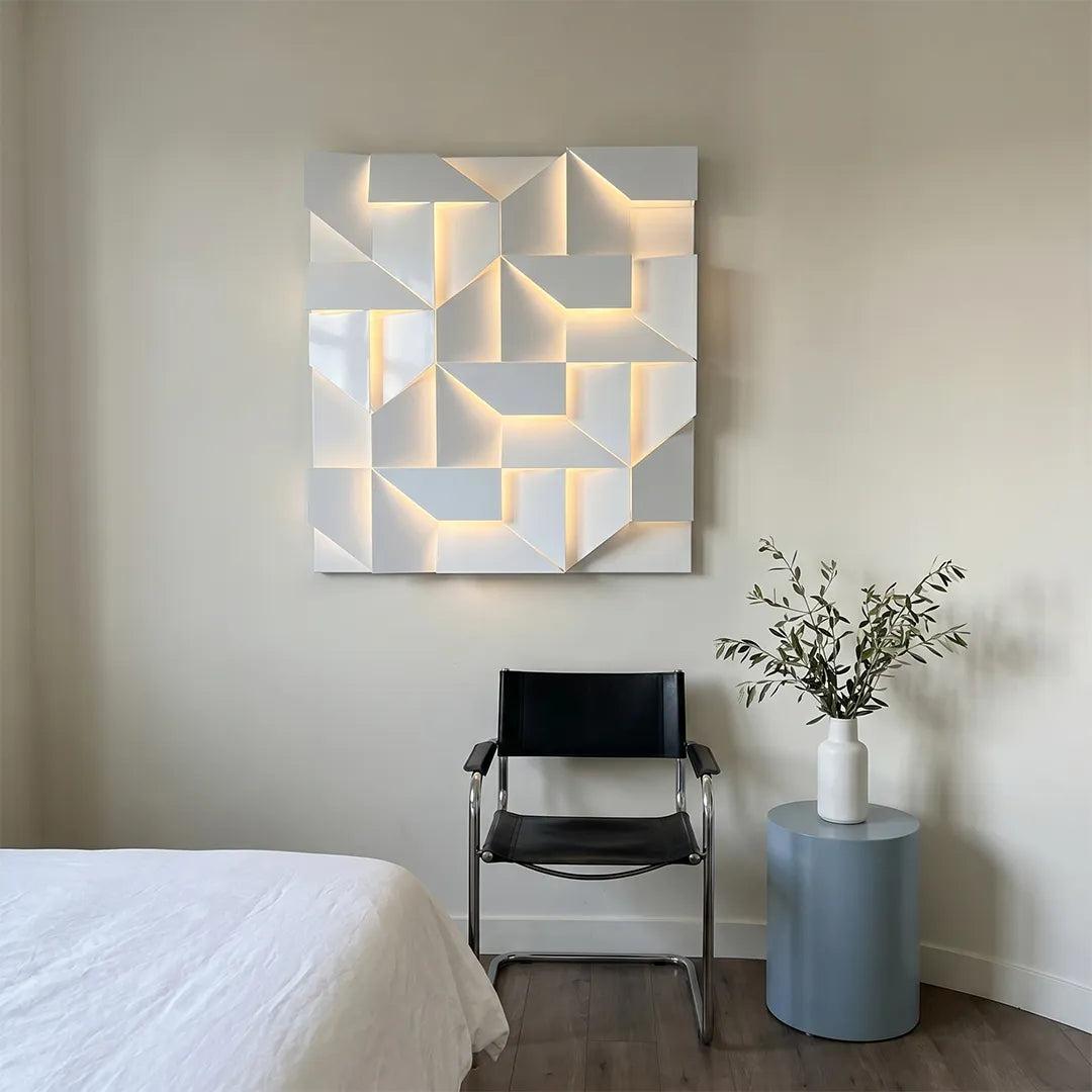 Geometric Wall Sconce Light Artistic Dimming LED Light