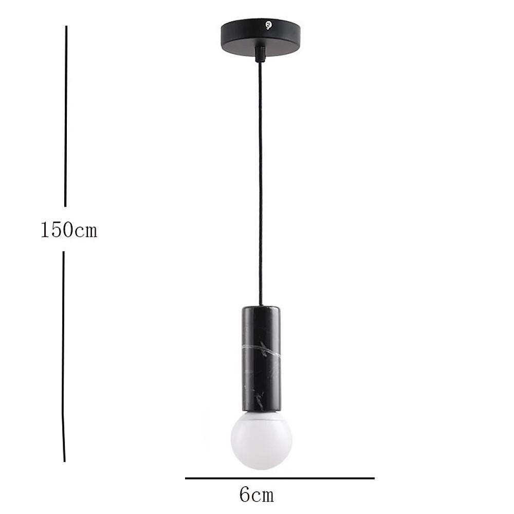 Cylinder Pendant Light Metal Ceramic LED Modern Lighting