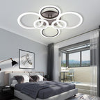 Circles Aluminum Acrylic Flush Mount Lighting LED Ceiling Lights