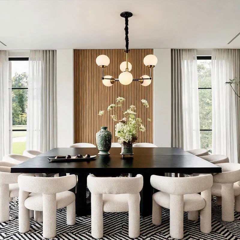 Glass Ball Chandelier Modern Molecular Ceiling Light