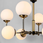 Glass Ball Chandelier Modern Molecular Ceiling Light