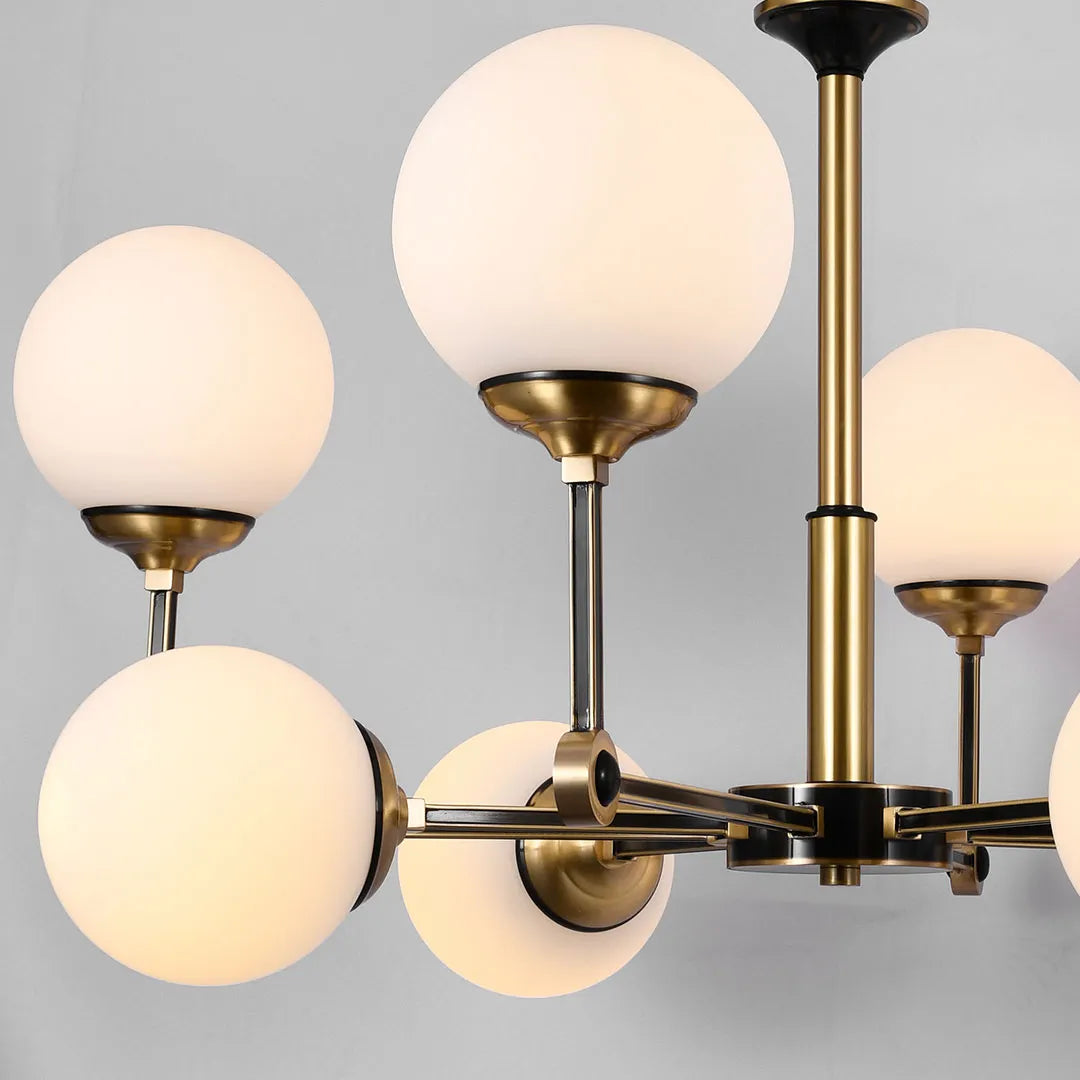 Glass Ball Chandelier Modern Molecular Ceiling Light