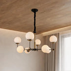 Glass Ball Chandelier Modern Molecular Ceiling Light