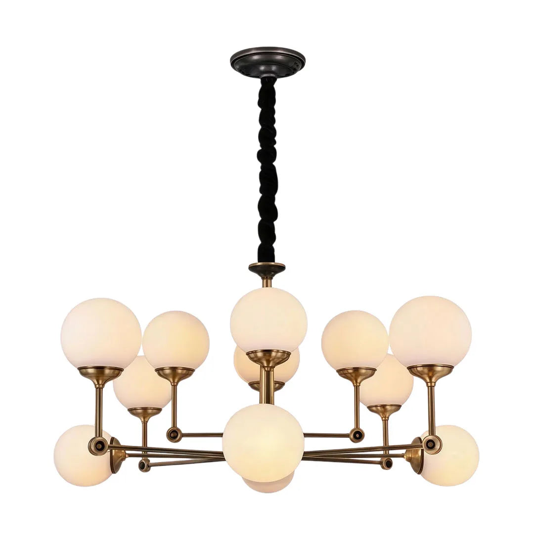 Glass Ball Chandelier Modern Molecular Ceiling Light