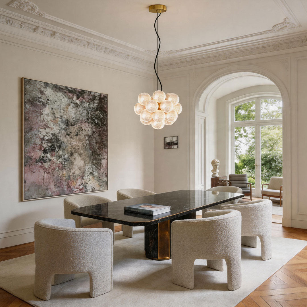 Glass Ceiling Light Luxury Modern LED Flush Mount Lights
