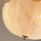 Glass Ceiling Lights Modern Copper Flush Mount Lights