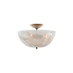 Glass Ceiling Lights Modern Copper Flush Mount Lights