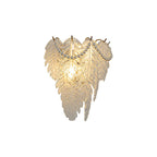 Glass Feather Wall Light Modern Luxury Unique Light