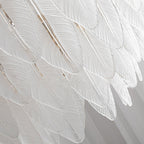 Glass Feather Wall Light Modern Luxury Unique Light