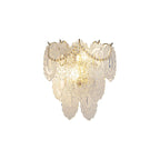 Glass Feather Wall Light Modern Luxury Unique Light