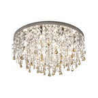 Glass Flush Mount Ceiling Light French Eye-Caring Creative Light