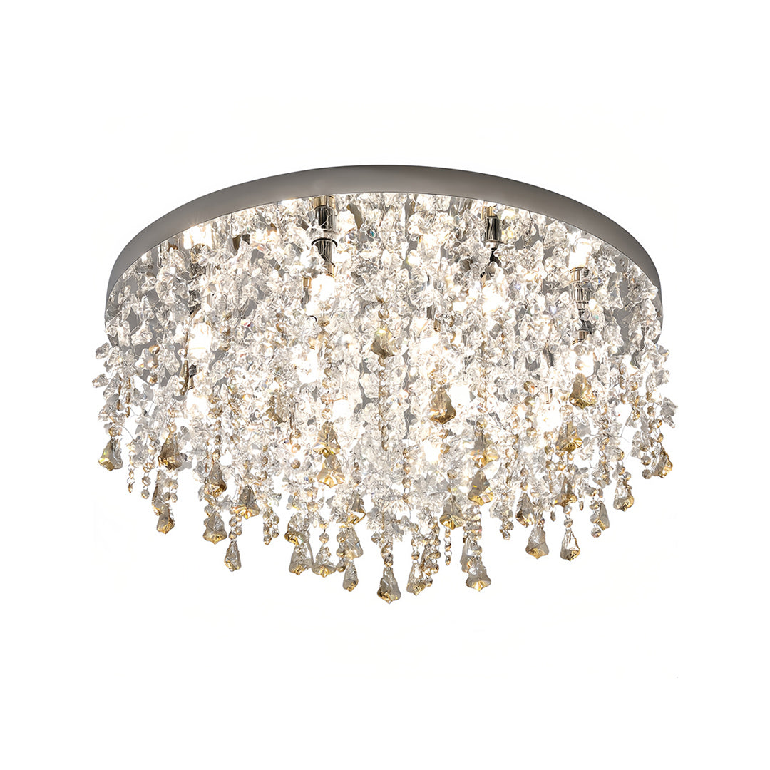 Glass Flush Mount Ceiling Light French Eye-Caring Creative Light