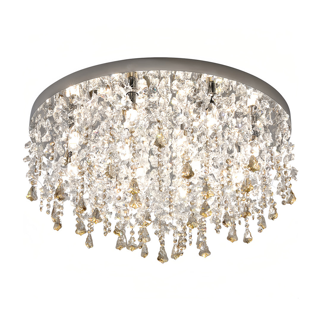 Glass Flush Mount Ceiling Light French Eye-Caring Creative Light