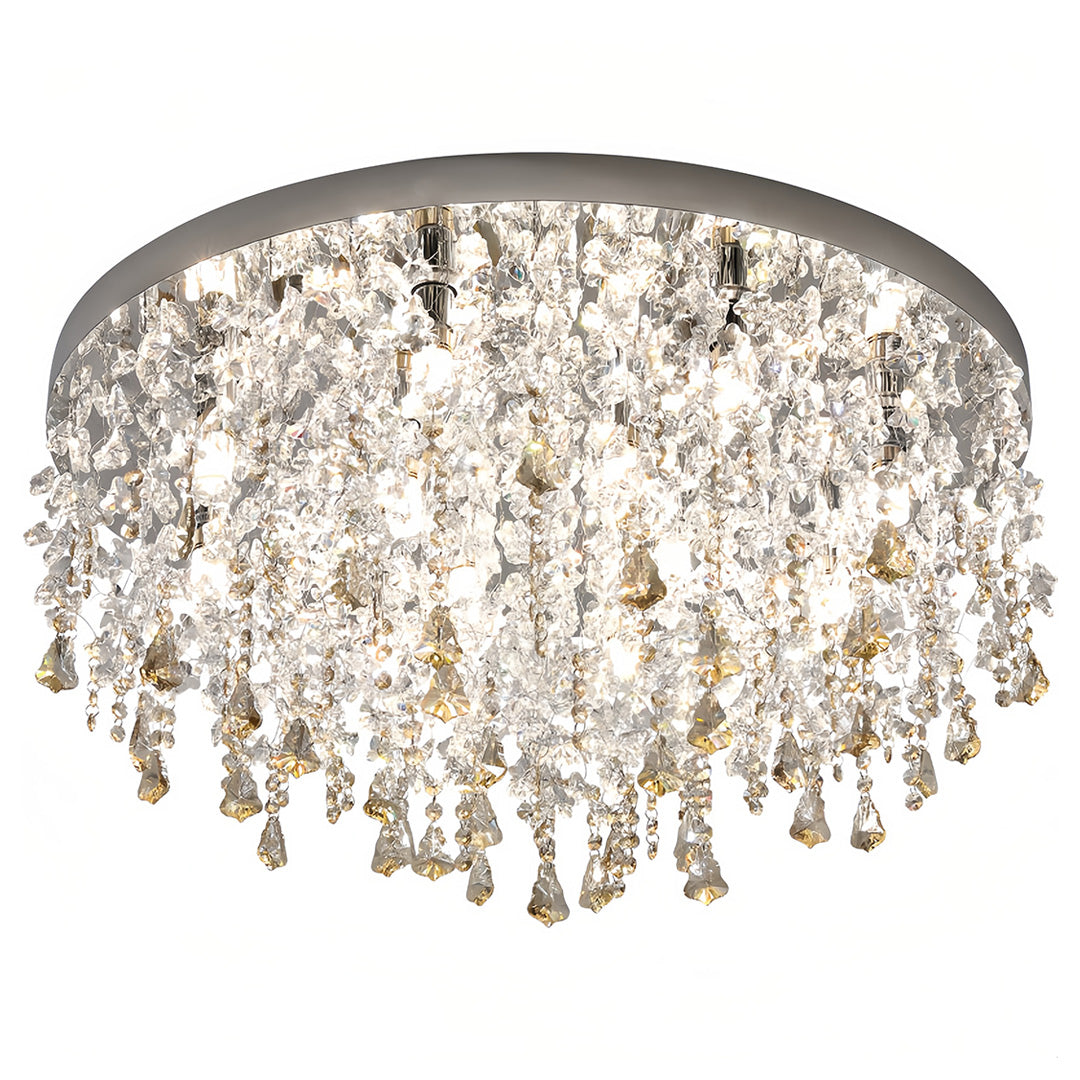 Glass Flush Mount Ceiling Light French Eye-Caring Creative Light