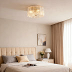 Luxury Full Copper Glass Flush Mount