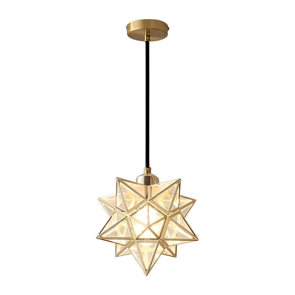 Starburst Pendant Light Modern Metal Ceiling Light