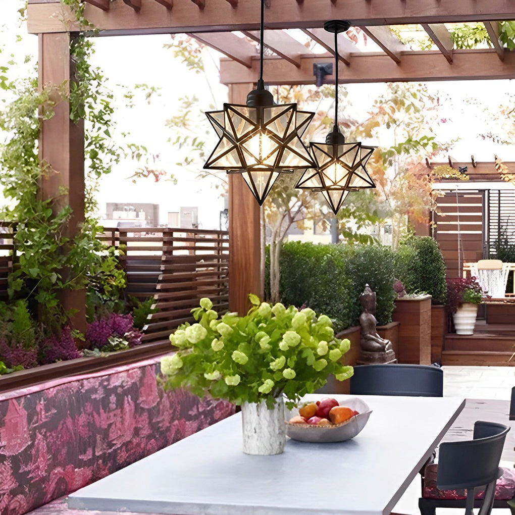 Starburst Pendant Light Modern Metal Ceiling Light