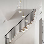 Chandelier For Tall Ceilings Italian Minimalist