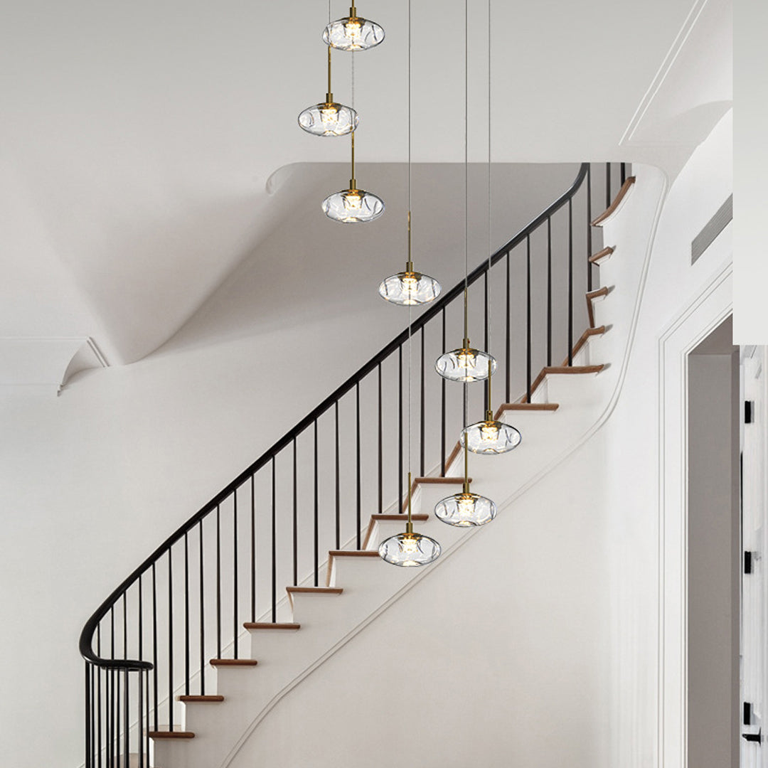 Chandelier For Tall Ceilings Italian Minimalist