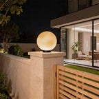 Moon Pillar Lights Modern Waterproof LED Resin Lamp