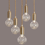 Acrylic Bulb Chandelier Bubble Earth LED Modern Light