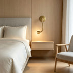 Wall Light with Swing Arm LED Rotatable Flexible Tube Light