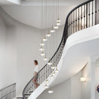 Chandelier For Tall Ceilings Italian Minimalist