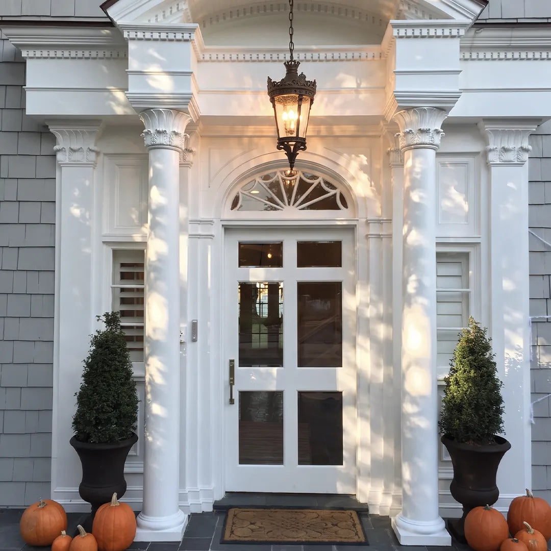 Hanging Outdoor Porch Light European Vintage Waterproof Pendant Light