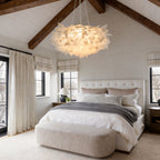 Hanging Petal Light Modern White LED Slices Pendant Light