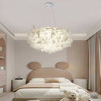 Hanging Petal Light Modern White LED Slices Pendant Light