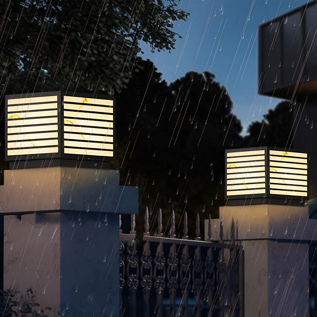Home Pillar Light Modern Waterproof LED Outdoor Terrace Light