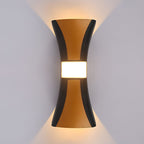 Hourglass Wall Light Waterproof up and down Modern LED Light
