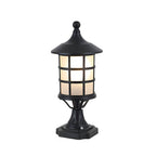 House Pillar Lights Waterproof LED Black Modern Light