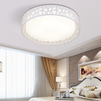 Round Metal Traditional Drum Flush Mount Light LED Ceiling Lights