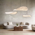 Oversized Chandeliers Modern Chip-Shaped Ceiling Light