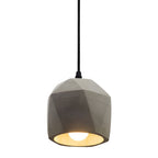 Cement Look Pendant Lights Industrial Style Unique Ceiling Light