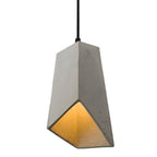 Cement Look Pendant Lights Industrial Style Unique Ceiling Light